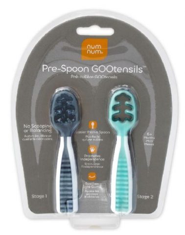 Num Num GOO-tensls pre-spoon for babies and tools for aiding independent feeding